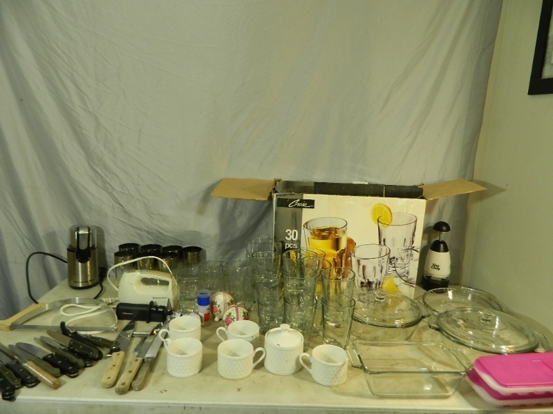lot 113 image: Drinkware, Coffee Grinder, Anchor, More