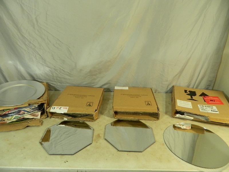 lot 188 image: Mirrors and Charger Plates