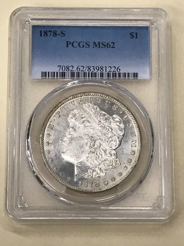 1878-S Morgan Silver Dollar, PCGS G...