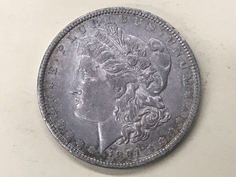 1890 Morgan Silver Dollar ...