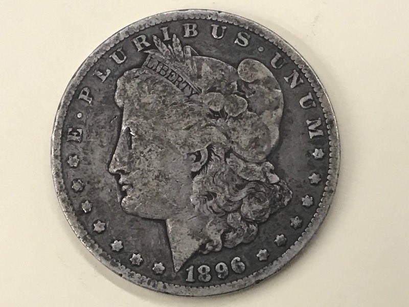 1896 Morgan Silver Dollar ...