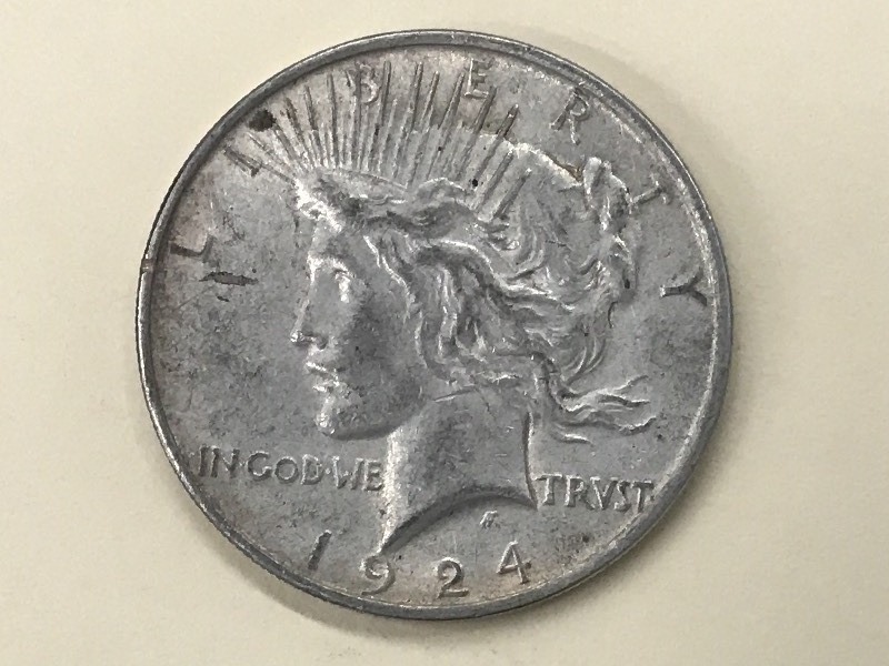 1924 Peace Silver Dollar ...