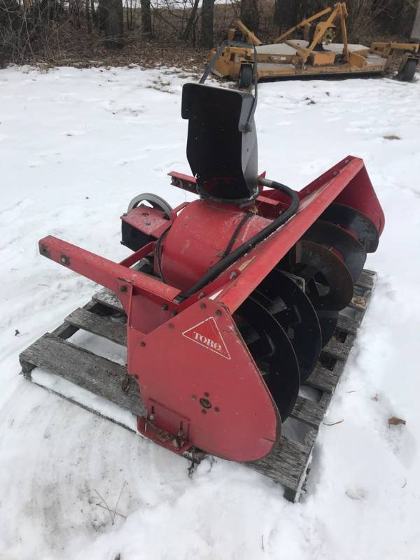 Toro GroundsMaster 117 Hydro Sweeper and Snow Blower Attachment City