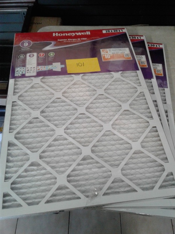 3x Honeywell Air Filters
