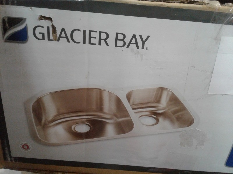 Glacier Bay 16 Gauge Double Bowl Sink