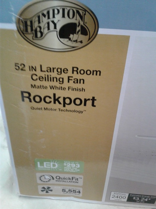Hampton Bay 52 Rock Port Large Room Ceiling Fan