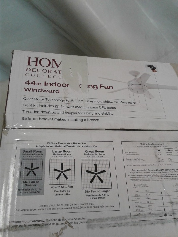 Home Decorators Collection 44 Indoor Ceiling Fan