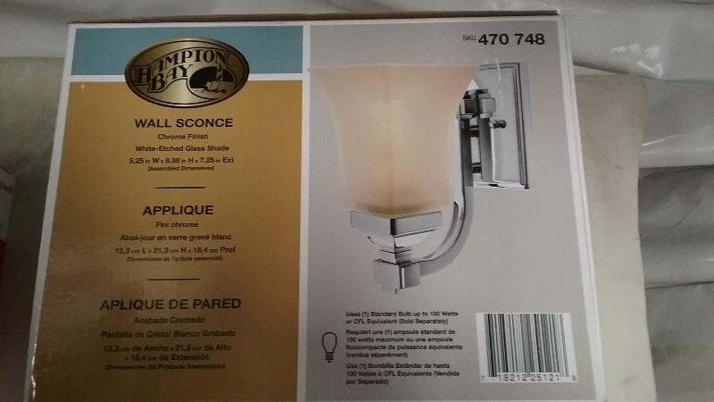 Hampton Bay Wall Sconce