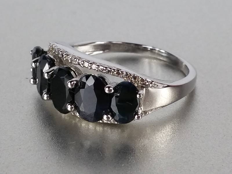 lot 30D image: Sapphire and Diamond Ring