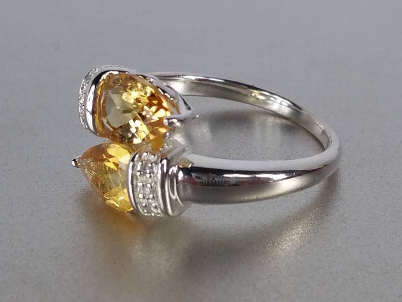 lot 88 image: Citrine Estate Ring