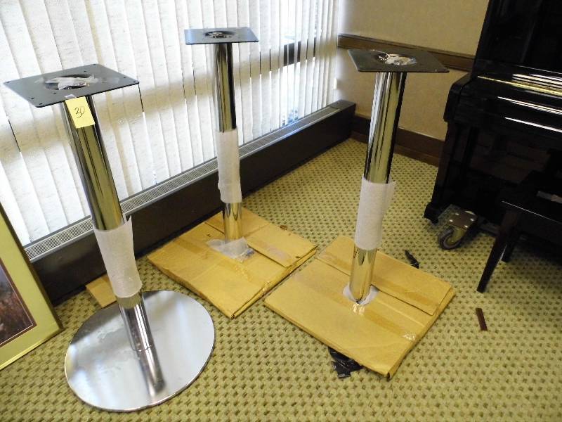 Lot of 3 New Table Bases
