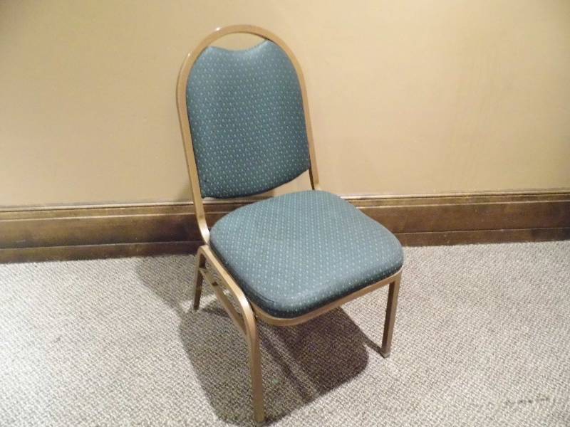 Lot of 10 Upholstered Banquet Chairs