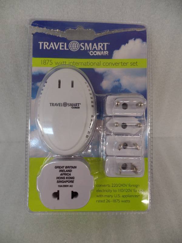 lot 63 image: Travel Smart 1875 watt international converter set