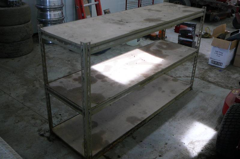 lot 52 image: Steel Shelf