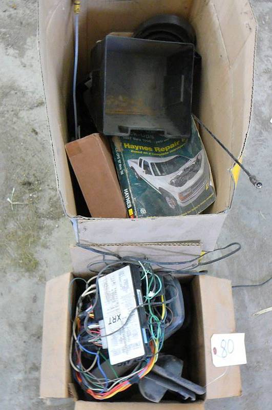 lot 80 image: Misc Auto parts