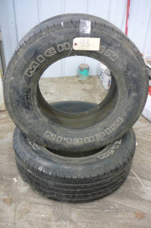 lot 93 image: Michelin Ltx 26570r17