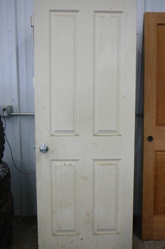 lot 121 image: Fiberglass Door with hinges