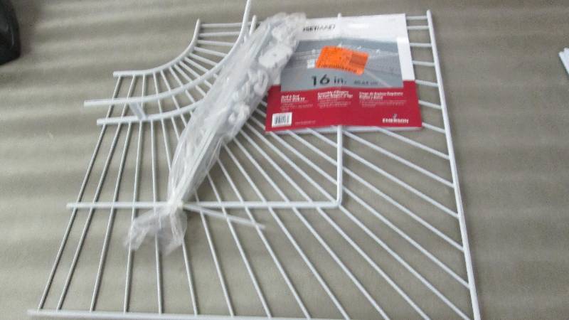lot 47 image: ClosetMaid Ventilated Wire Corner S...