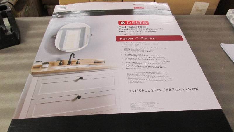 lot 48 image: Delta Porter 26 in. x 23 in. Framel...
