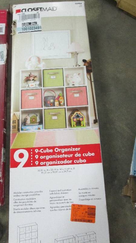 lot 69 image: ClosetMaid 36 in. W x 36 in. H Whit...