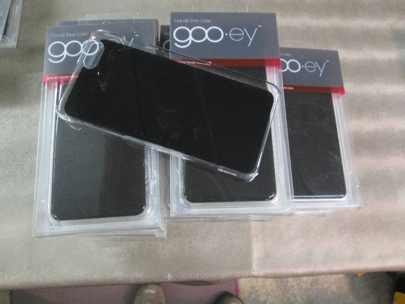 lot 130 image: 25 Black Goo-ey iPhone 66S Plus Ha...
