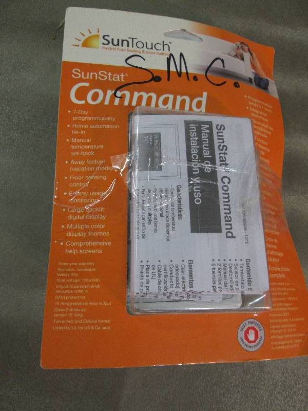 lot 160 image: SunTouch Floor Warming SunStat Comm...