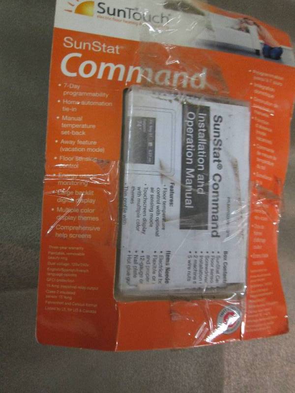lot 161 image: SunTouch Floor Warming SunStat Comm...