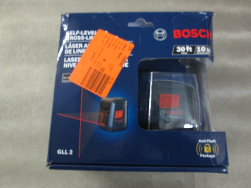 lot 243 image: Bosch 30 ft. Self-Leveling Cross-Li...