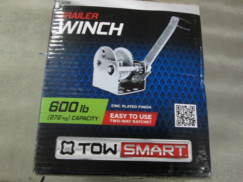 lot 248 image: TowSmart 600 lbs. Manual Trailer Wi...