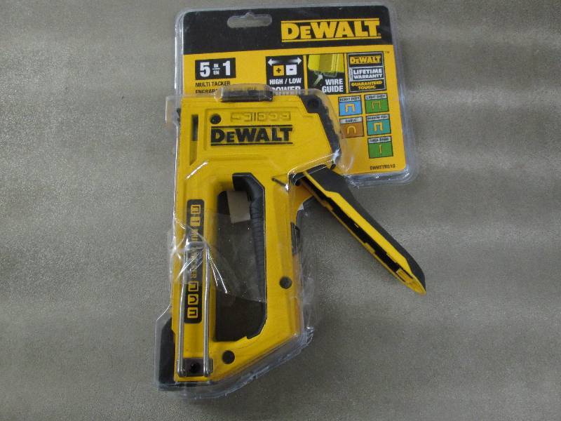 lot 317 image: Dewalt 5 in 1 Multi-Tacker Stapler ...