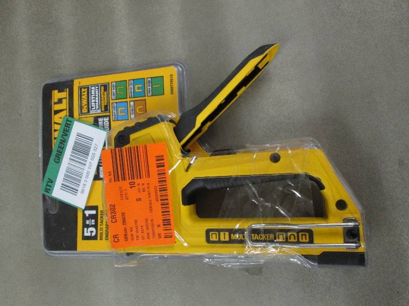 lot 321 image: Dewalt 5 in 1 Multi-Tacker Stapler ...