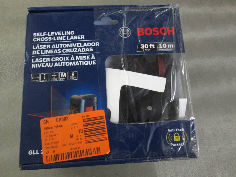 lot 339 image: Bosch 30 ft. Self-Leveling Cross-Li...