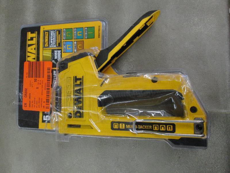 lot 340 image: Dewalt 5 in 1 Multi-Tacker Stapler ...