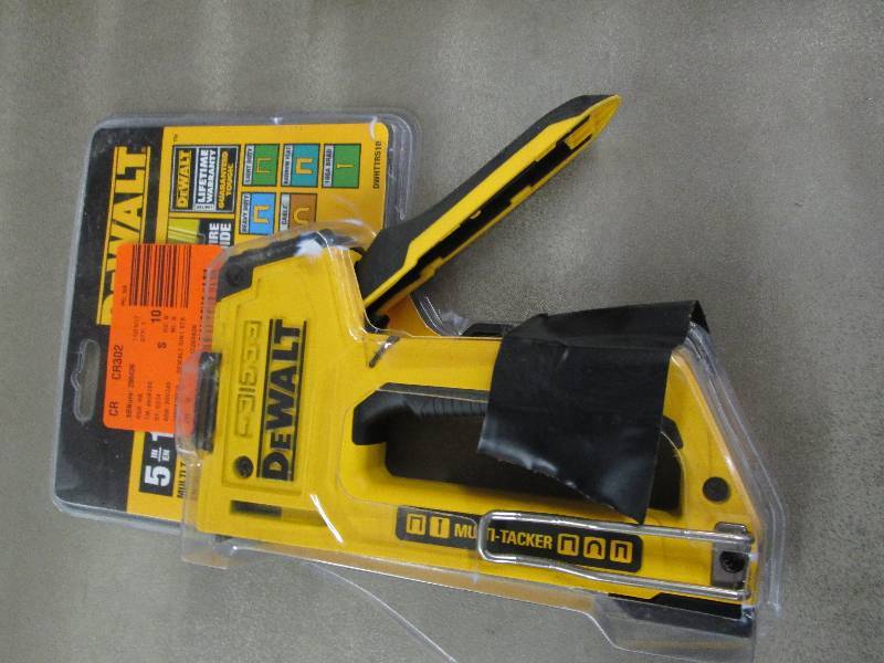 lot 341 image: Dewalt 5 in 1 Multi-Tacker Stapler ...