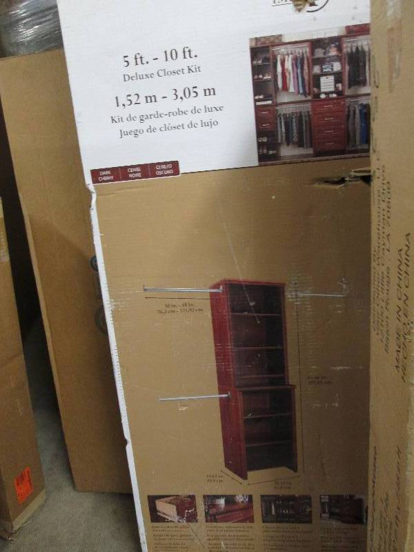 lot 385 image: Closet Maid Impressions 25 in. Dark...