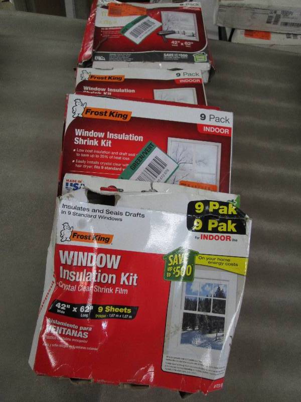 lot 413 image: Lot of 3  Packs Frost King EO Ind...