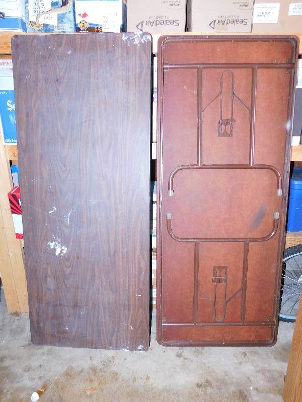 (2) 8 Wooden Tables