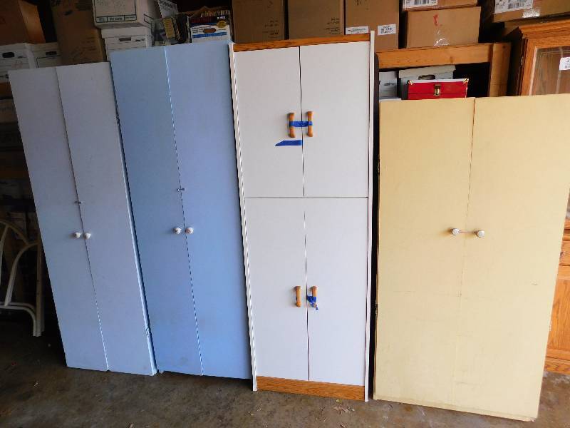 4 Wooden Storage Cabinets&nbsp