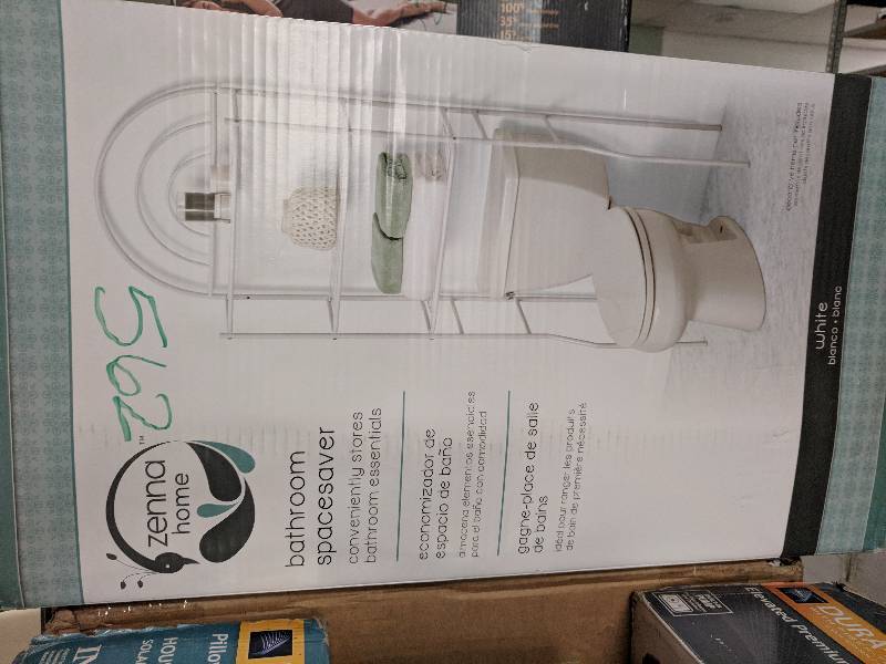 Zenna Home Bathroom Spacesaver White