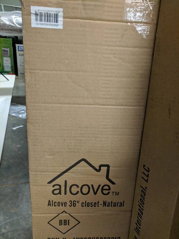 alcove 36 Closet with Hanging Rod