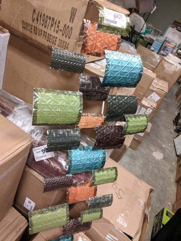 Patchwork Wall Art - Teal