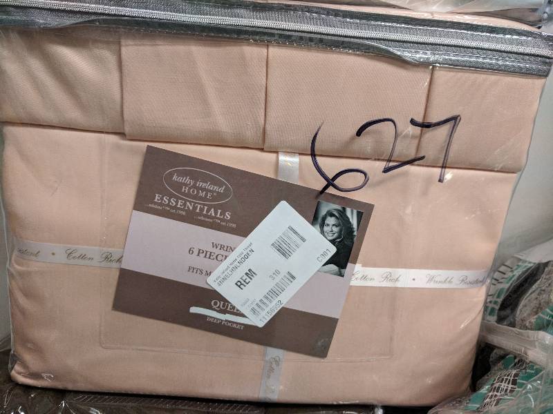 Kathy Ireland Home 1200 Thread Count Cotton-Rich 6-Pc. Sheet Set - Queen Salmon