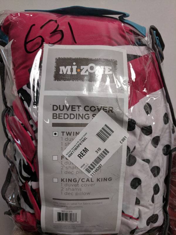 MiZone Gemma 3-Pc. Duvet Cover Set - TwinTwin XL Pink