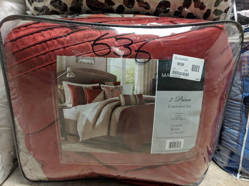 Madison Park Infinity 7-Pc. Comforter Set - King Red