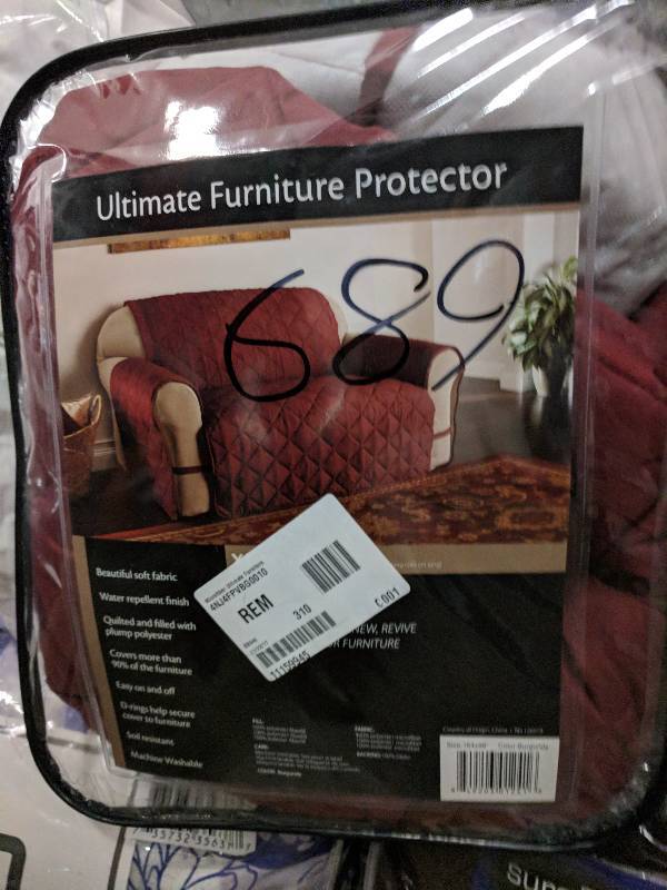 Innovative Textile Solutions Microfiber Ultimate XL Sofa Protector - Burgundy