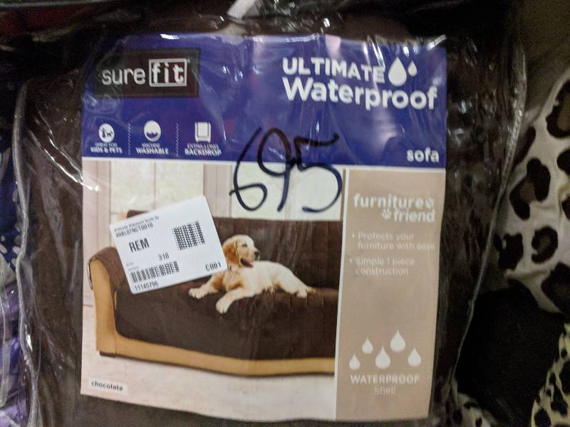 Sure Fit Ultimate Waterproof Suede Sofa Cover - Chocolate