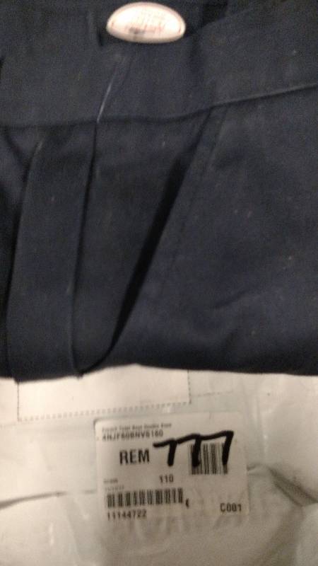 French Toast Boys� 10-20 Husky Double-Knee Workwear-Finish Pant - Navy 18
