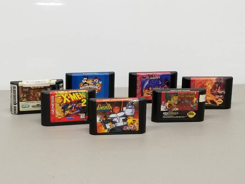 lot 34 image: SEGA GENESIS GAMES LOT