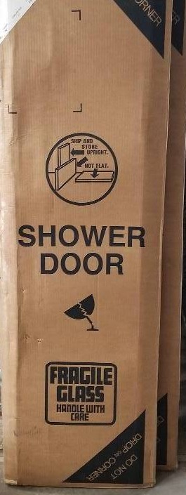 lot 54 image: CORNER SHOWER DOORENCLOSURE