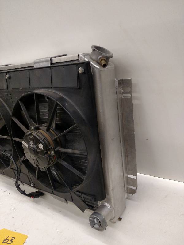 lot 63 image: Aluminum Radiator, 19x26 with Spal ...